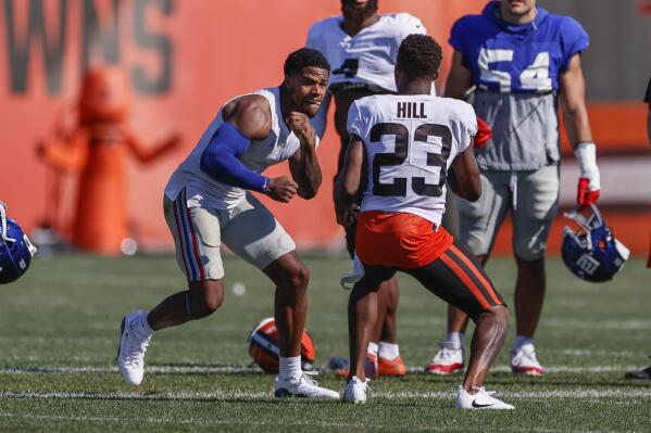 Browns Giants have testy joint practice fight afterward AP News